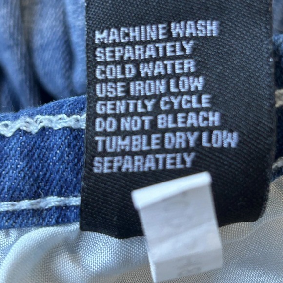 Vintage Sky Y2k Flare Jeans 7/8 Rhinestones Embroidered Indie Hipster Retro 90s - Picture 12 of 12